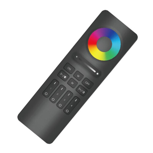 MiBoxer 2.4G Wireless RGBCCT LED Panel Remote C5 4-Zone Remote,Brightness,Color Temperature and Saturation Adjustable