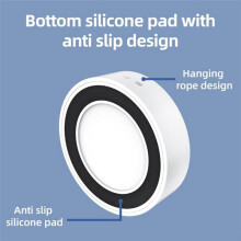 Magnetic Charging Cable for Watch 7/Ultra/6 5 4 3 Type C Charger Wireless Charging Dock Portable Charger Black
