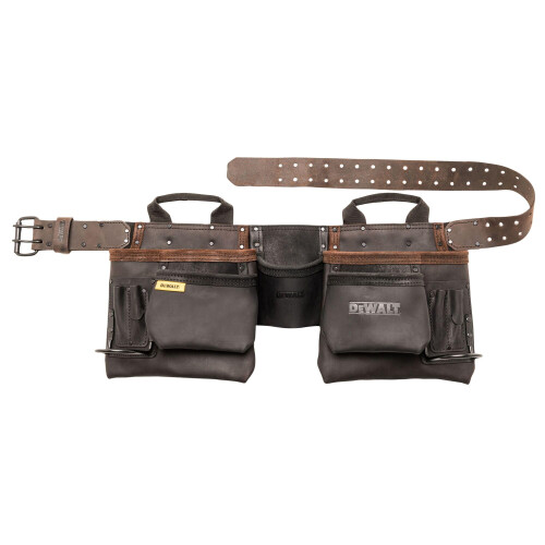 DeWalt Pro 11 Pocket Leather Tool Belt Set