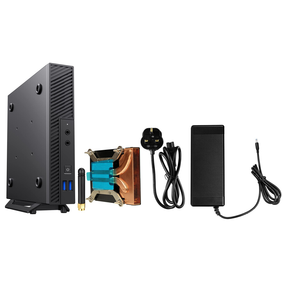 Lt100 1 Litre Usb3.0 Ultra-Thin Mini-Itx Computer Case With 120W Laptop Adpater, Cpu Cooler & Wi-Fi Antenna 5Cm Included 5055492412942