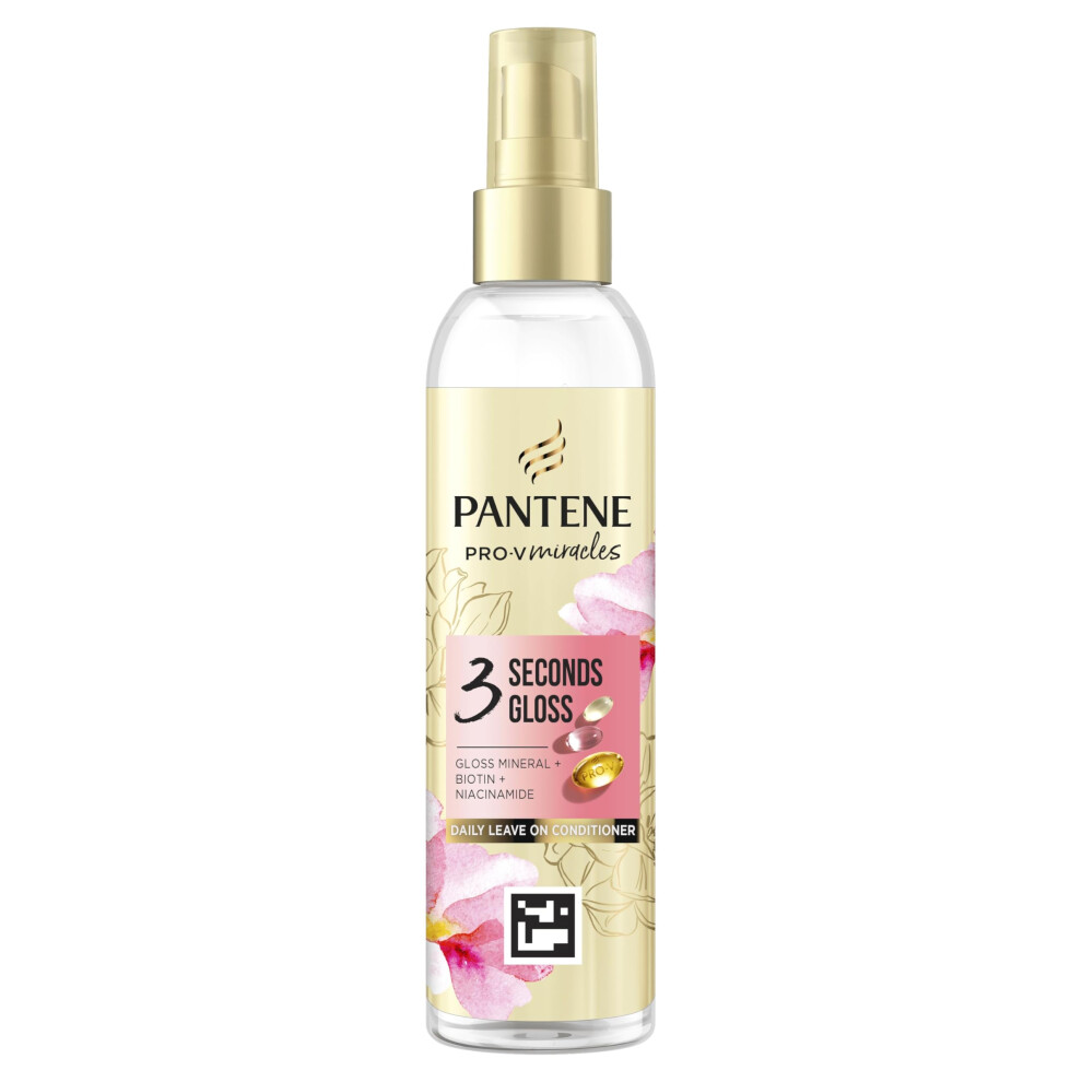Pantene Biotin Leave In Conditioner For Coloured Hair, 145Ml, Colour Hair Gloss, Hydrating Conditioner