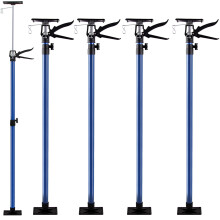 Set of 4 Door Frame Tensioners | Telescopic Props with Pressure Plates - Drywall, Plasterboard Installation Support Height Adjustable, Blue