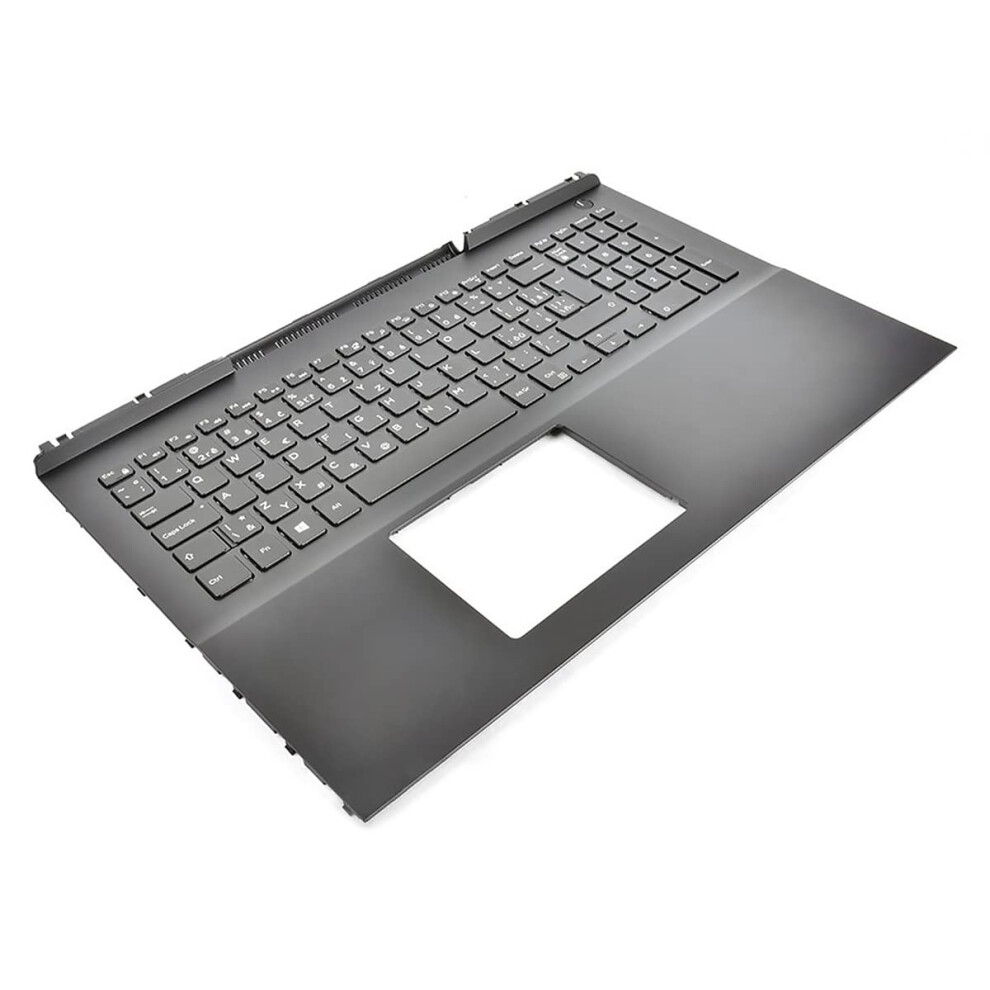 Dell Inspiron 7566/7567 Palmrest & Czech/Slovak Backlit Keyboard - 0Mdc8k + 0T3c9w (8Nxp8) (Renewed)