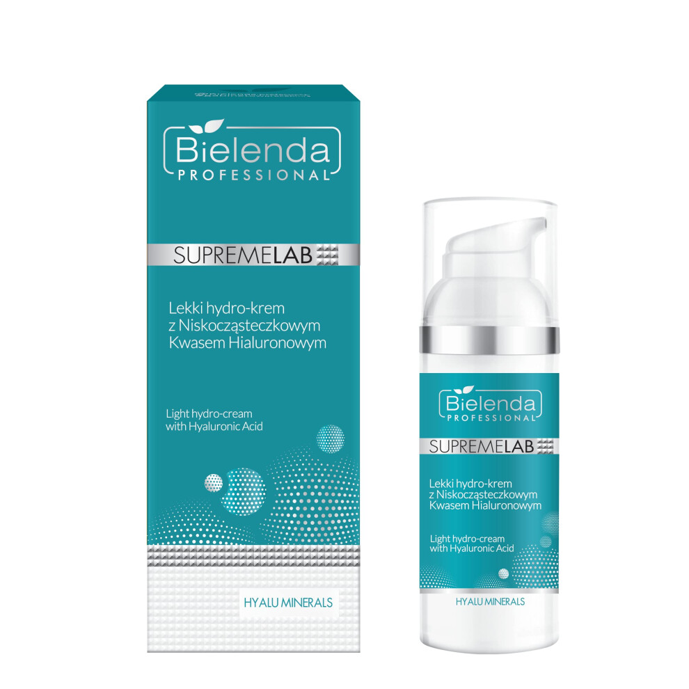 Bielenda Light Professional Supremelab Hyalu Minerals A Hydrocream With Low Molecular Weight Hyaluronic Acid, 50 Ml