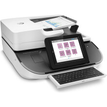 Digital Sender Flow 8500fn2 Renewed, Document Scanner, Fast network, 100 ppm, 600 dpi, 150 sheets, White