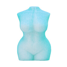 Holler and Glow Love Everybody Bath Bomb, Body Shaped, Fresh Scented, Colourful & Fizzy, Relaxing, Body Positive, Playful, Vegan, Cruelty Free,