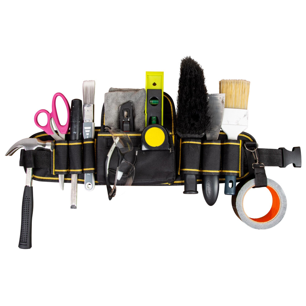 Tool Belt Tool Pouch Â Heavy Duty Tool Belt With Hammer Loop Â Adjustable Tool Bag - Multiple Pockets Â Tool Storage Bag Â Tool Organiser Belt 5055056774110