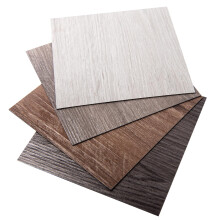 Peel and Stick Vinyl Floor Tiles, Self Adhesive Waterproof Flooring Wood Planks, 6 x 6 inch, Pack of 4, Sample