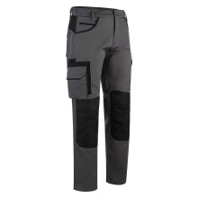 Olympian Pro Work Trousers Men - Cargo Trousers for Men UK - Mens Work Trousers with Knee Pads Pockets - Combat Trousers in Grey (34W X 29L)