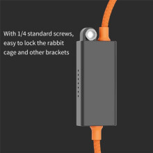 DT-PD 20 V-Mount Charger Braided Cable D-Tap to USB-C PD Fast Charging for Cameras & Phones