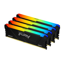 FURY Beast RGB 32GB 2666MT/s DDR4 CL16 DIMM (Kit of 4) Computer Memory KF426C16BB2AK4/32