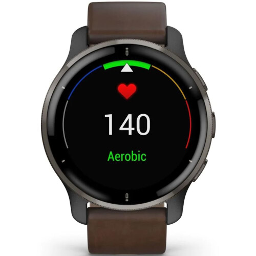 Garmin Venu 2 AMOLED Digital 416 x 416 pixels Touchscreen Black Grey Wi-Fi GPS (satellite) 2