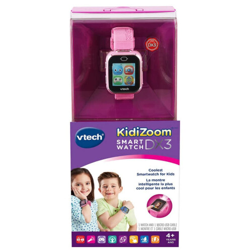 VTech KidiZoom Smartwatch DX3 Pink 2