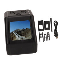 Film Scanner, Multiple Film Support Easy Operation 2in Screen Negative Scanner for Black White Negative
