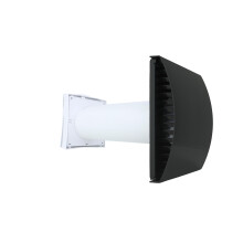 Condensation Damp Control Passive Wall Intake Vent Grille Kit with Filter 100mm (4 inch) Duct for Passive Fresh Air Anti Draught & External Wall Wind