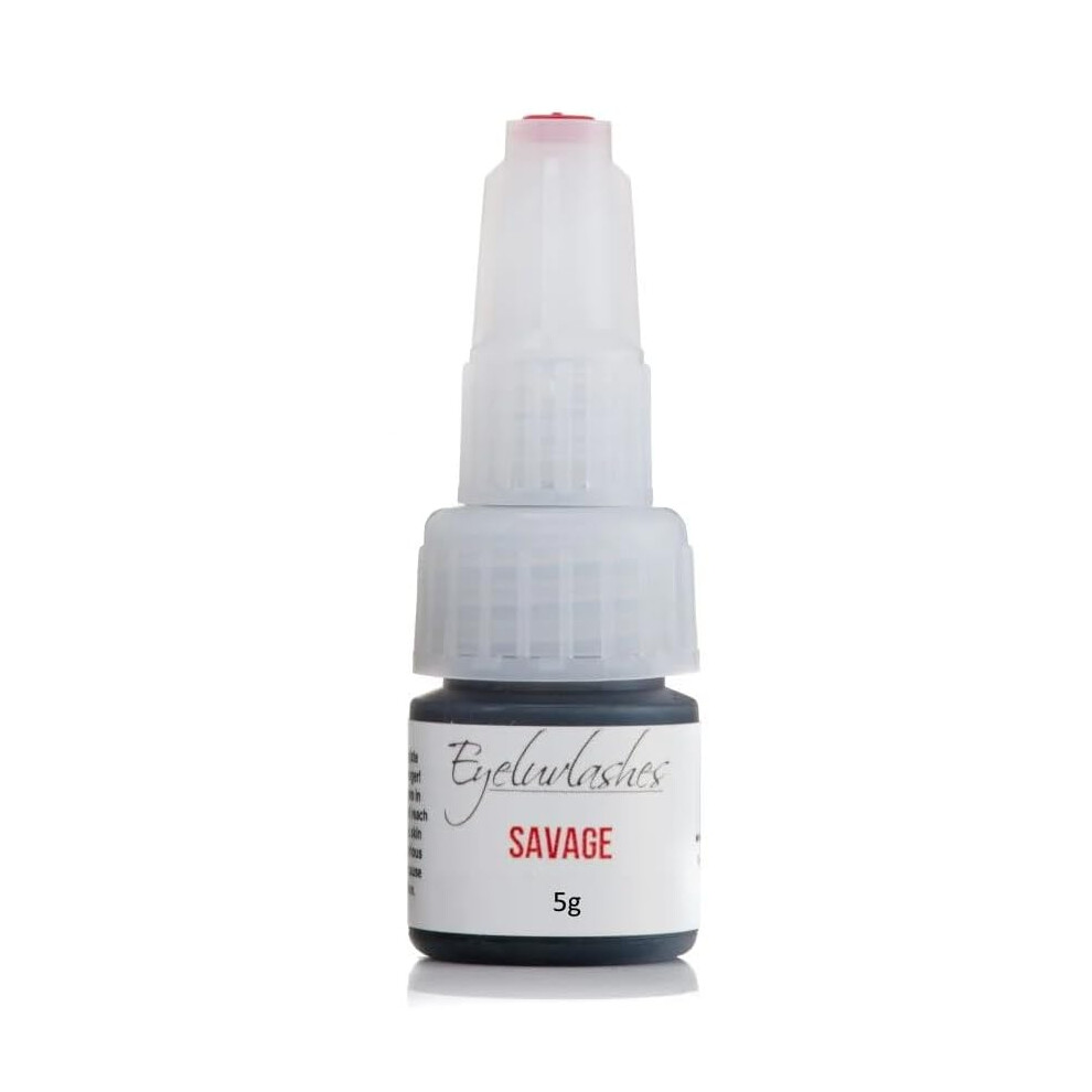 Eyeluvlashes Professional Eyelash Extensions Eyelash Adhesive For Individual Eyelashes Promades Classic Volume Cashmere Yy Lashes Adhesive Glue 5Ml Savage Adhesive 5Ml (0.5 Second Drying)