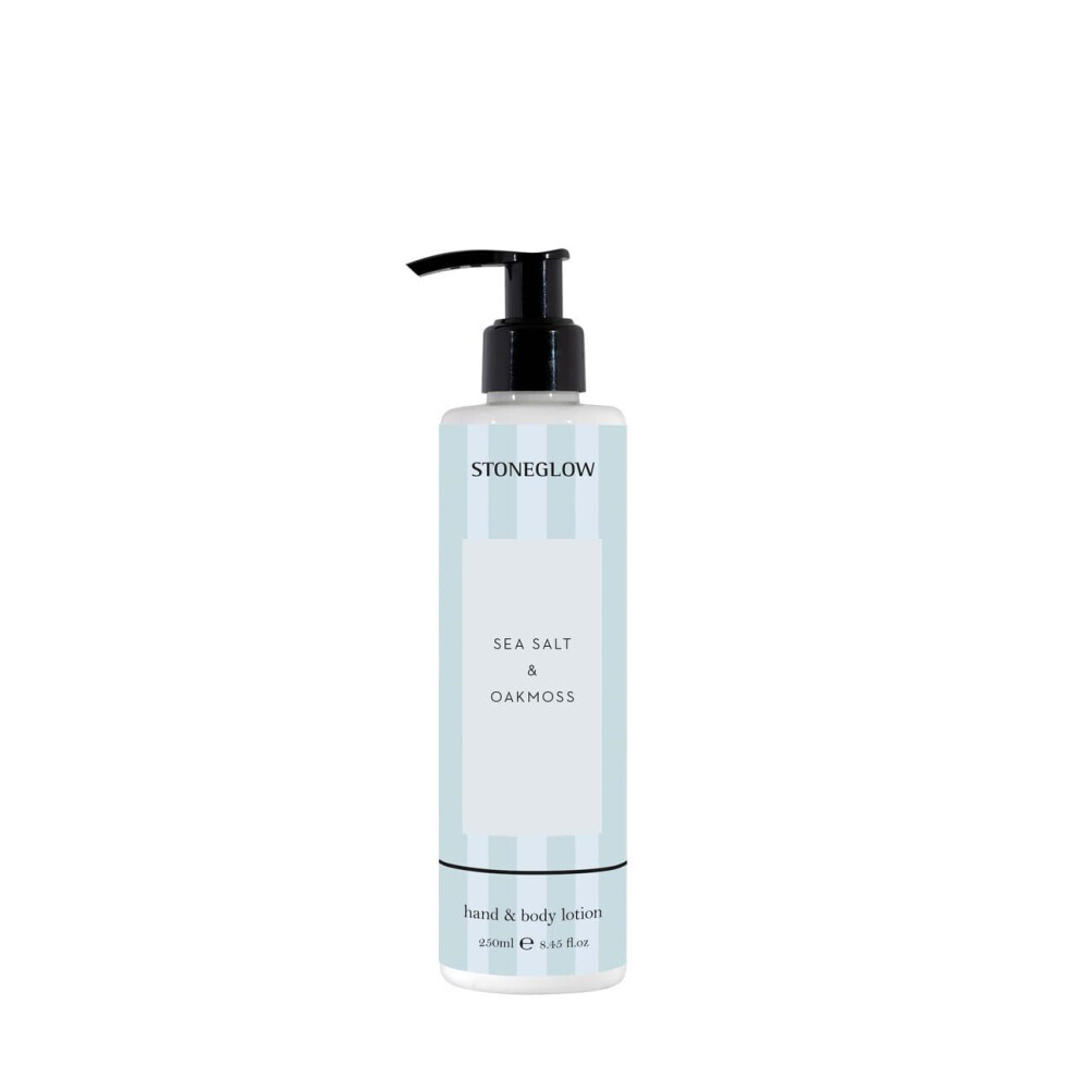 Stoneglow Blue Modern Classics Collection - Sea Salt & Oakmoss 250Ml Scented Hand & Body Lotion - (Blue)