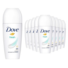 Roll On Fresh Antiperspirant up to 48H of Sweat and Odour Protection with Long Lasting Fresh and Clean Fragrance Travel Size Deodorant For Women, 50ml