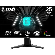 G255F 25-inch 1920 x 1080 (FHD), Rapid IPS, Gaming Monitor 180Hz, Adaptive Sync, 1ms, HDMI, DisplayPort, VESA Mountable, Tilt