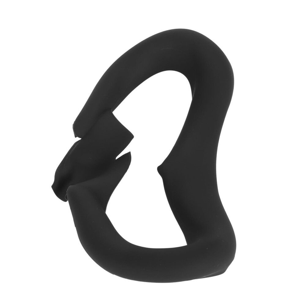 Face Pad Cover, Replacement Vr Glasses Silicone Eye Mask Sweatproof Breathable Skin Friendly For Vr Glasses (Black) Black 7293894350747