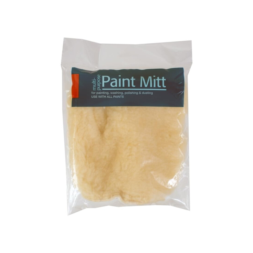 Multi-Purpose Paint/Stain Mitt, Synthetic, White, 1 Count (Pack Of 1) 071497645203