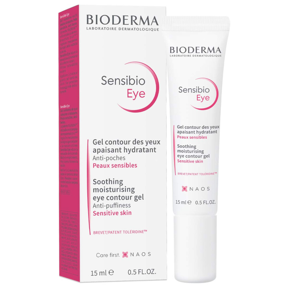 Bioderma Sensibio Eye Contour, Soothing And Moisturising Eye Gel For Sensitive And Intolerant Skin 15Ml