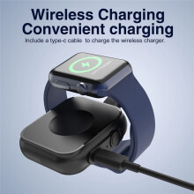 Fast Magnetic Watch Wireless Charger Power Bank for Watch Serise 10 9 8 Dock Adapter Charging for IWatch Ultra 2