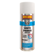 Bodyshop High Build Aerosol Car Spray Paint, White, 400 ml