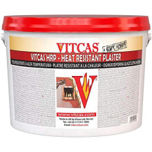10KG Heat Resistant Plaster – Smooth Finish for Fireplaces, Stoves, and BBQs – High Temperature Sealant with Quick-Drying Formula – Ideal for