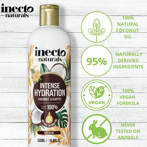 Inecto Naturals Intense Hydration Coconut Shampoo 500ml 1