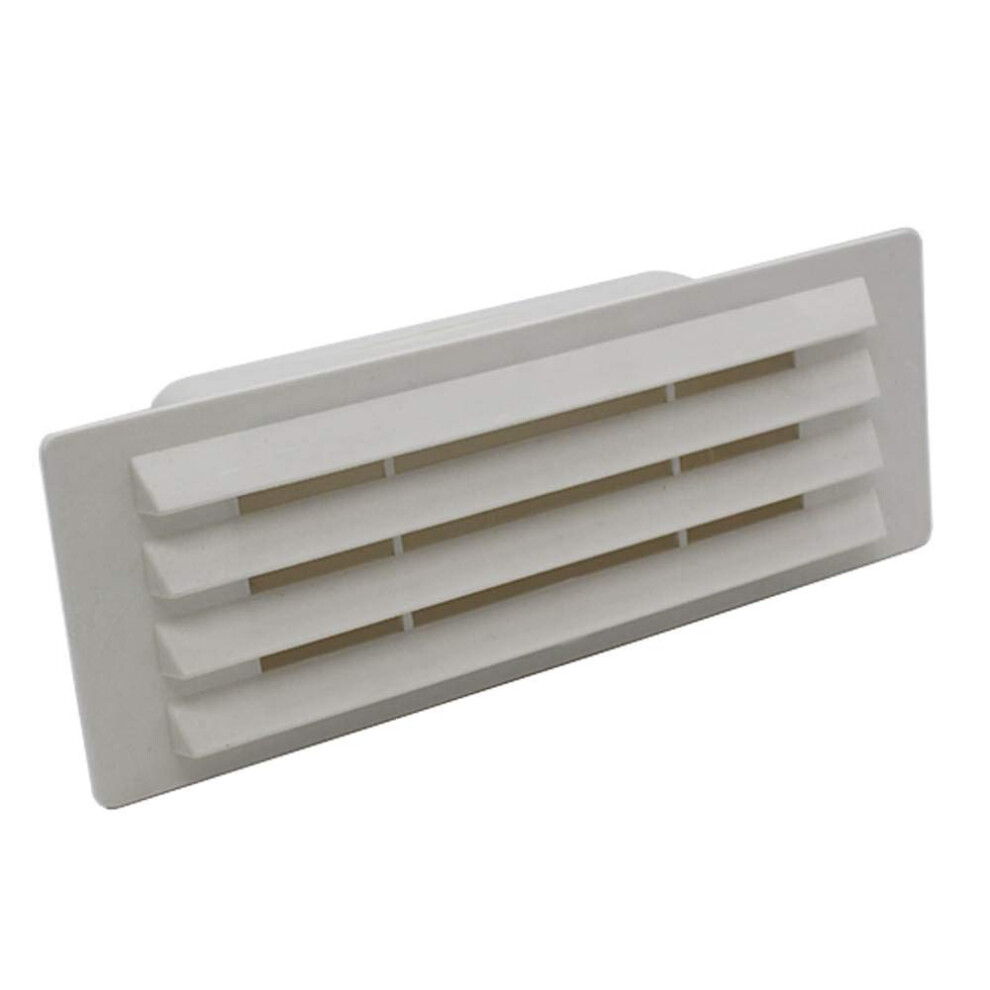 White Airbrick Grille With Damper Flap For 150Mm X 70Mm Ducting 5060272541781
