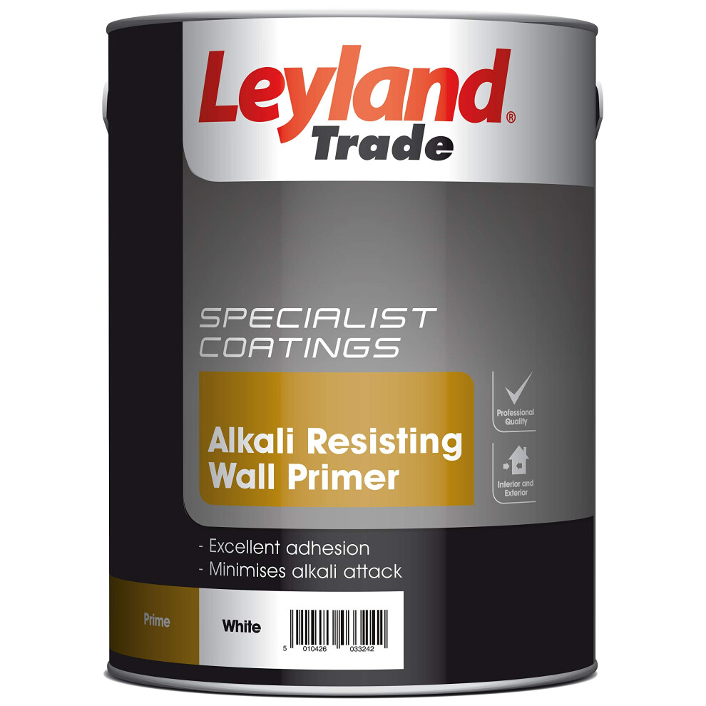 Trade Alkali Resisting Wall Primer - White 5L 5010426033242
