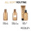 REDKEN All Soft Shampoo 300ml, Conditioner 300ml & Heavy Cream 250ml Pack 6