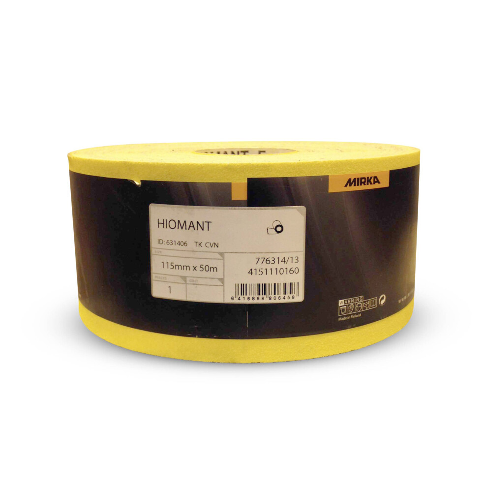 Yellow Oxide Sandpaper Roll 120 Grit 50M 772040292140