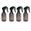 Ensemble de 4 flacons spray pour cheveux en ABS à brume réglable 15