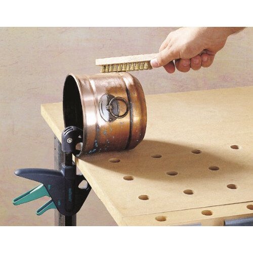wolfcraft Brass Wire Fine Wire Brush I 2724000 1