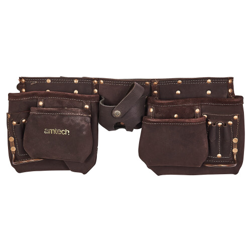 N1055 12 Pocket Heavy Duty Leather Tool Belt 2
