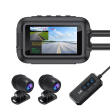 V9 Motorcycle Dashcam WiFi 1080P Front Rear Camera Waterproof Motorcycle Video Recorder Camera with Parking Monitor B