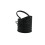 Traditional Metal Fireplace Scuttle, Matt Black 2