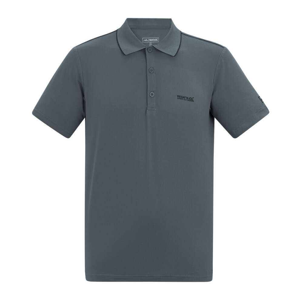 Regatta (Xl, Dark Storm) Mens Maverik Stretch Polo Shirt