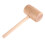 Lightweight Beech Wood Mallet for Woodworking DIY Projects, Round Head 3