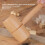 Lightweight Beech Wood Mallet for Woodworking DIY Projects, Round Head 6