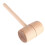 Lightweight Beech Wood Mallet for Woodworking DIY Projects, Round Head 15