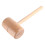 Lightweight Beech Wood Mallet for Woodworking DIY Projects, Round Head 11