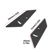 Kit Spoiler Coda Ala Posteriore In Lega RC per 1/10 RC TT02 TT01 HSP94123 94122 FWO6 LC PTG PTG2 Nero