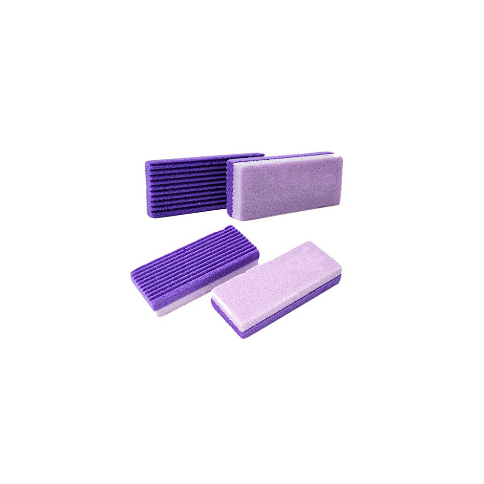 Peowuieu 4Pcs Foot Pumice Sponge Stone Pedicure For Foot Callus Exfoliate Hard Pedicure Scrubber