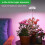 2PCS Full Spectrum LED Grow Light, Dimmable, Timer, 9cm 7