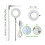 2PCS Full Spectrum LED Grow Light, Dimmable, Timer, 9cm 9