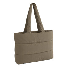 (One Size, Earthy Green) Bagbase Plain Quilted Tote Bag