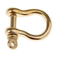 1 Piece Brass O Shape Shackle Outdoor Rope Paracord Bracelet Buckle Sm